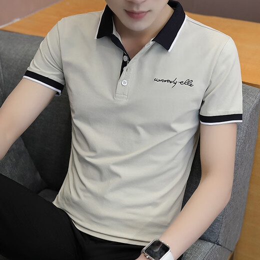 LESS IS MORE利郎夏季潮流翻领Polo衫男高端短袖商务休闲上衣 7029白色 M (约85-105斤可穿)