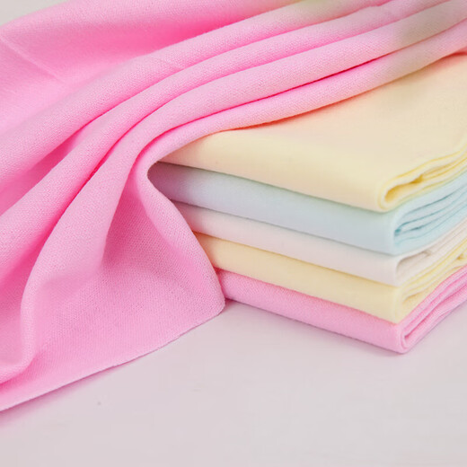 Baby Pure Cotton Diaper Absorbants, respirant et lavable Baby Meson Couches de méson doux et confortables Super absorbant 45x50cm 10 Packs Rose