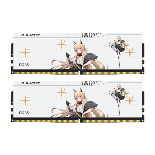 JUHOR玖合 32GB(16GBx2)套装 DDR5 6000 台式机内存条 海力士A-die颗粒 CL28 玲珑无灯 助力AI 