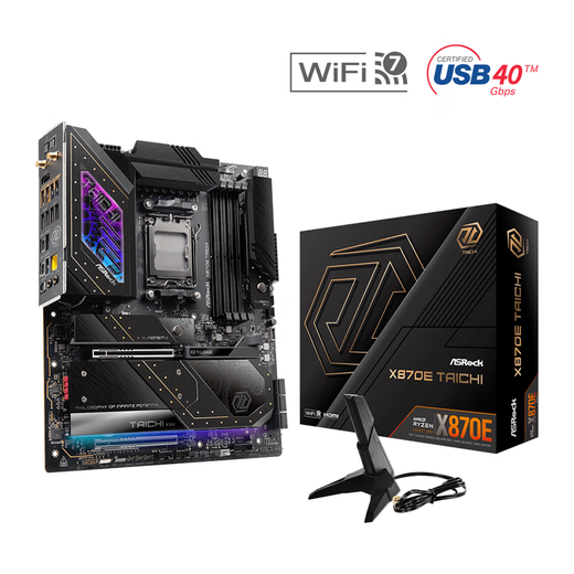 ASROCK (ASROCK) X870E Taichi Tai Chi Series DDR5 USB4 WiFi7 Board avec 9900x3d Box Box Set [NON PRAITEMENT ON MACHINE TRAIS]