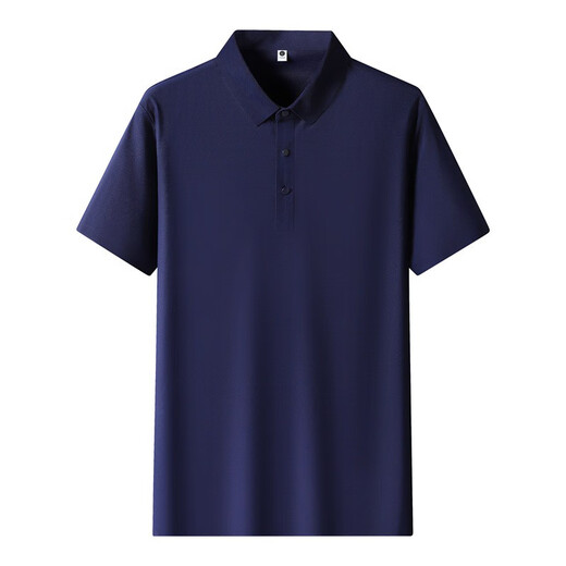 喆炜珠地速干polo衫男士冰感夏季商务短袖无缝压胶polo衫工作服冰丝T 12358青葱绿 M