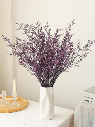 Lover's grass dried flower bouquet living room decoration aromatherapy Yunnan natural air-dried high-end real flowers dried flowers immortalized flowers immortal 6 colors mixed lover's grass 1 bouquet 55-60cm
