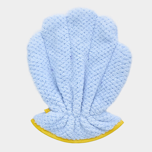 Pet dog bathing strong water-absorbent thickened gloves towel bath towel Teddy Bichon bath towel quick-drying cat bathrobe a pair of blue magic gloves