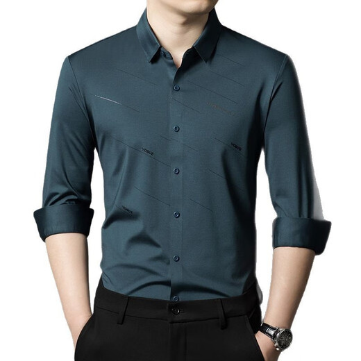 Sieben Wölfe mittlere und junge Männer im Freien im Freien und im Herbst, das hochwertige Langarm-Shirt FC-LB6628 Red M.