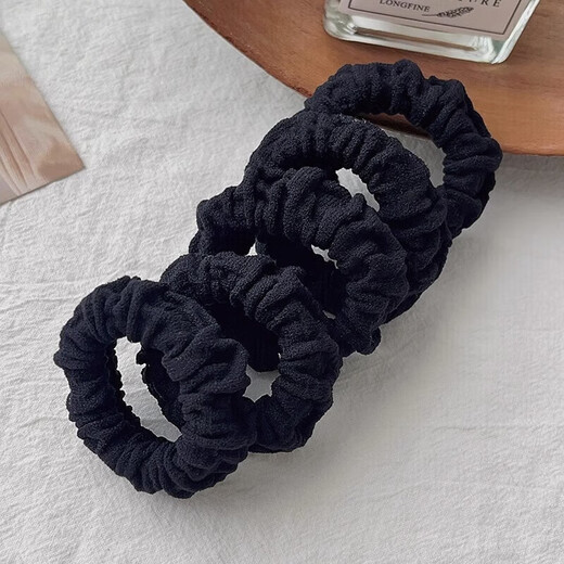 IMIESEVE Children's High Ponytail Ball Hair Circle and Thick Headband New Autumn and Winter Highly Elastic and Durable Seamless Hair Rope for Students High Ponytail and Thick Headband 5 Pack Mixed Color-