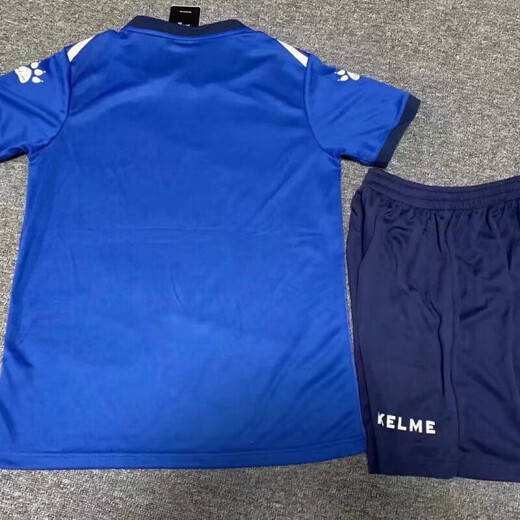 KELME (KELME) [multiple size selection] football uniform sports suit men and women same short-sleeved competition quick-drying breathable training football uniform 1098 (white) 3XS (height 115-125)