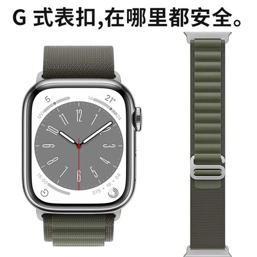 STRAPE APPLE WORD ORIGINAL S9765 432SE IWATCH LOOP ALPINE NYLON ULTRA2 NOUVEAU RÉGIL ORANGE 40 mm IWatch4 / 5/6 / S