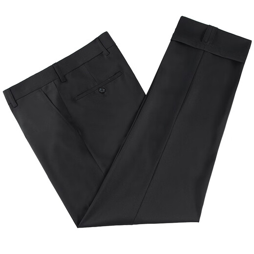 CEO Yageor pantalones para hombres primavera y verano Nuevo negocio de alta gama Traje de papá de mediana edad de mediana edad pantalones de hombres delgados de verano F9901 gris oscuro sin plegar M 30 [Circanferencia de cintura 77c CM]