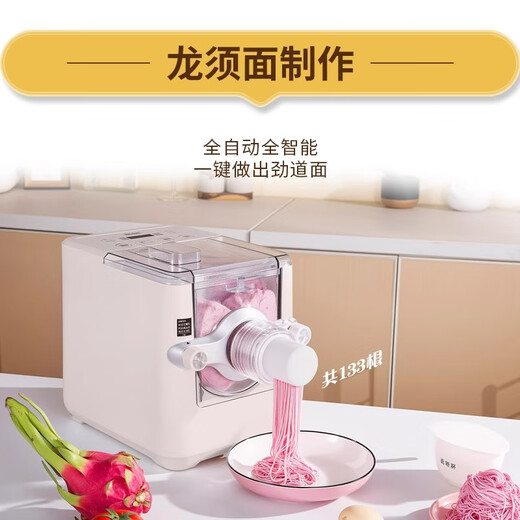 厨冠2025款第九代家用全自动面条机多功能小型家庭用压面机和面机饺子皮一体机 厨冠清新绿【第九代升级款】