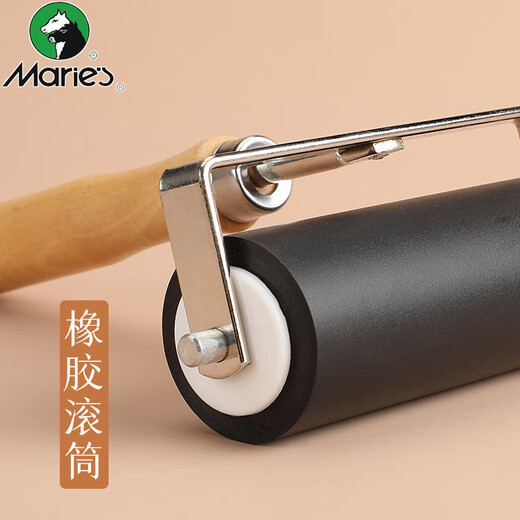 Mali Mali printmaking roller 4 inches wide 10cm diameter 3.8cm