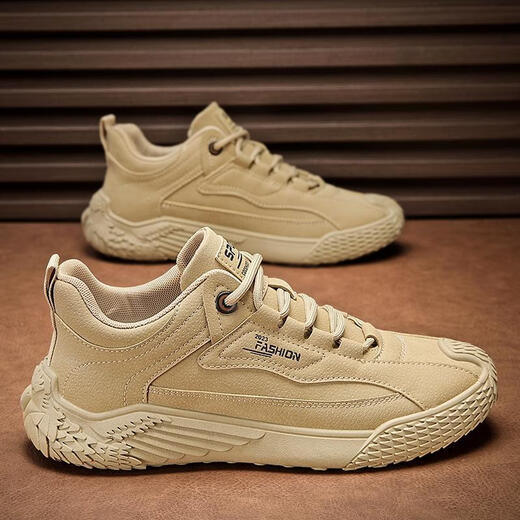 花花公子男鞋春季上班工作防水休闲板鞋工地干活防滑耐磨男士运动劳保潮鞋 9893灰色 41 标准运动码2