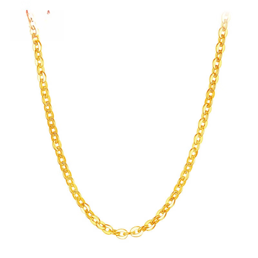 Guran gold necklace women's pendant pure gold 999O word necklace gold chain wedding gold necklace gold pure gold chain pure gold necklace about 1.9 grams free certificate