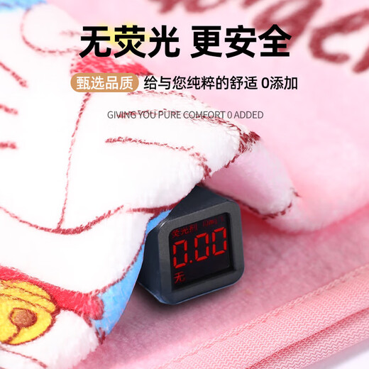 Kitchen rag Doraemon small square towel handkerchief small towel coral velvet hand towel hanging towel super discount buy 3 pack