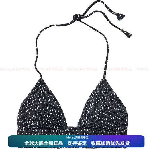 维多利亚的秘密（Victoria's Secret）系带V型舒适简约文胸 女款 波点 波点 M