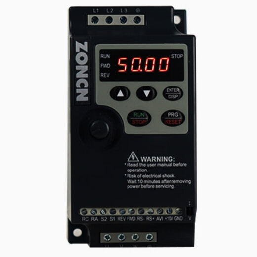 ZONCN Zhongchen inverter three-phase 380V NZ100-0R75G-2R2G single-phase speed regulation NZ100-1R5G-4 380V 1.5KW