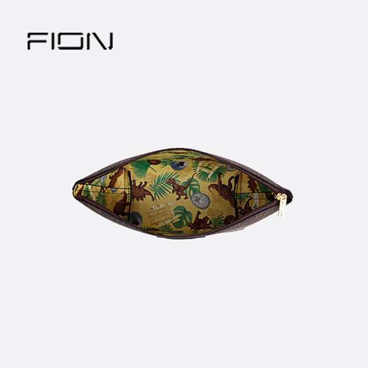 
FION/Fianni clutch bag women's bag new fashion fashion makeup bag toiletry bag brown color_FAAGGFT111