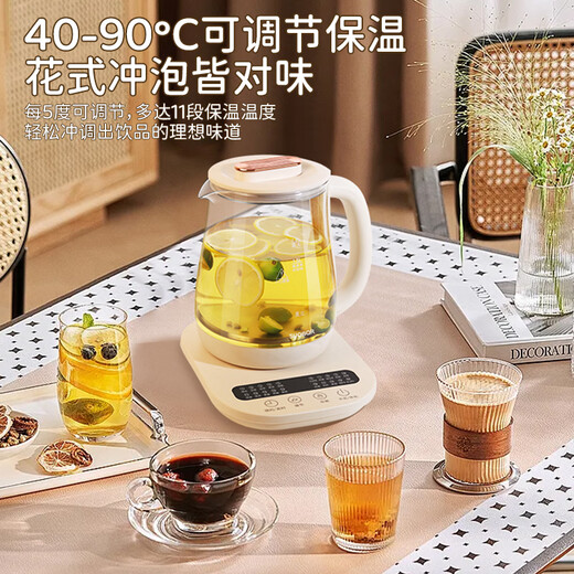 SUOBQR Subo Health Pot 316L Stainless Steel 1.8L Tea Boiler Flower Teapot Constant Temperature Kettle Kettle Electric Kettle Office Insulation Teapot Home Health Pot Genuine 304 Material Filter 20 Menu 1.8L