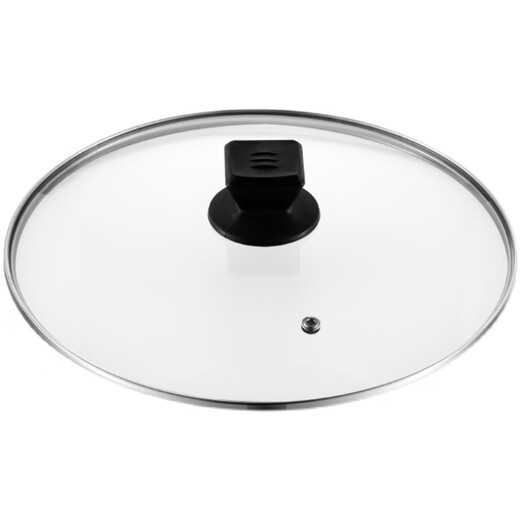 Fat Donglai's same style glass pot lid 16-28/30/32 pot lid stainless steel cap high temperature resistant wok soup pot 16cm glass lid (suitable for pots with inner diameter 15.5-16.5