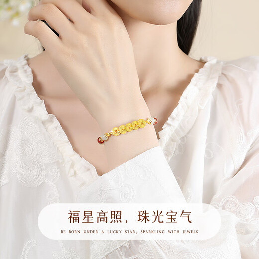Old Temple Sterling Silber Hetian Jade fünf Kaiser Geld Transport Armband S925 Silber Quaste Design Fashion Given an Freundin [die Lieferung am nächsten Tag] Fünf Kaiser Money Bracelet