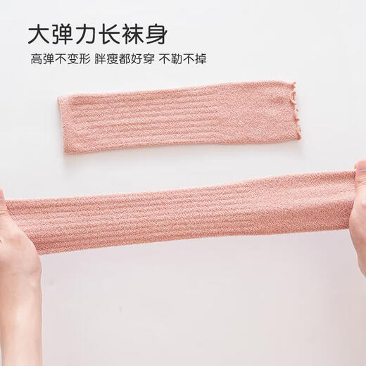 YEEHOO baby stockings autumn and winter plus velvet thickening children's baby knee socks without feet crawling diaper changing leg protection solid color 3 pairs - white + white + white one size fits all 3 months - 4 years old about 28CM long