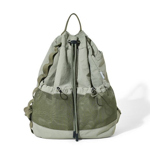 Pers Denton Leichtes Falten-Travel Mountaineering-Rucksack vielseitiger Draw-Knorder-Sport-Rucksackkontrastfarbdesign grün [wasserresistent