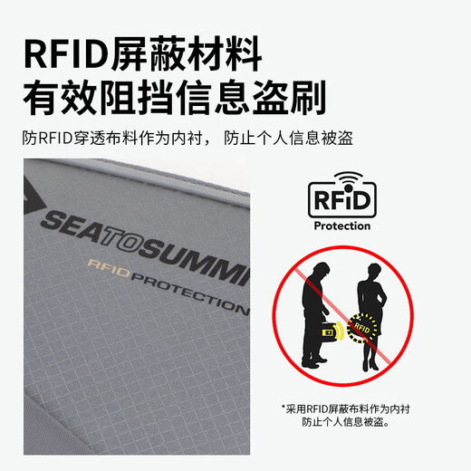 SEATOSUMMIT防盗钱包旅行护照证件收纳包机票夹护照包卡包证件包 旅行钱包-M