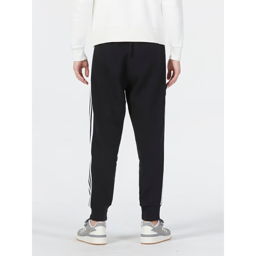 Adidas men's pants summer new small feet pants sweatpants knitted close-up casual running trousers GK9226 HA4337/black three stripes XL /185/90A