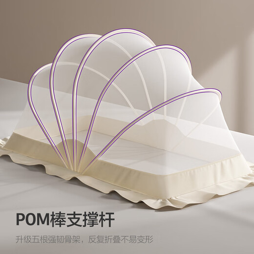 Avent Philips crib mosquito net cover newborn baby full cover universal foldable light-shielding installation-free anti-mosquito cover five pieces - mesh mosquito net small size - about 98*55*60cm