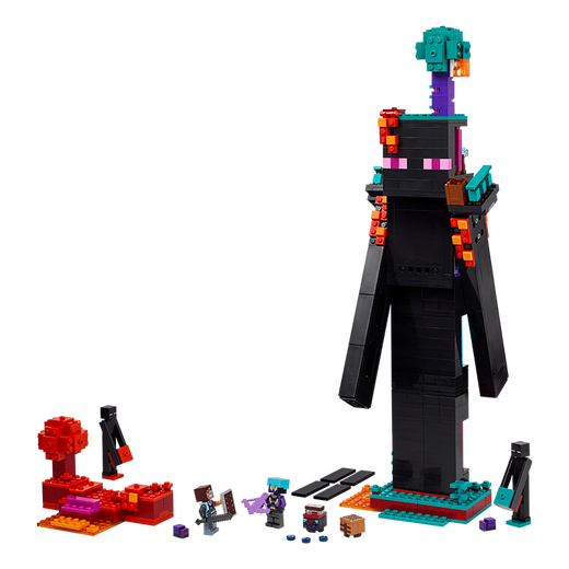 【准新品】乐高（LEGO） 积木拼装我的世界21279 末影人塔楼男孩女孩儿童玩具生日礼物 