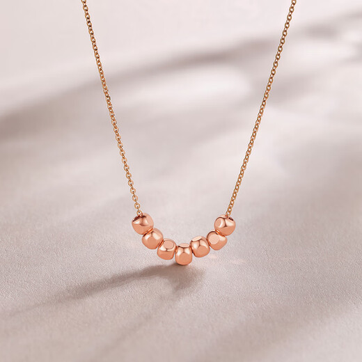 Saturday Fortune (ZLF) 18K gold necklace women's sugar cube transfer set chain color gold necklace yellow - chain length 40+5cm (adjustable)