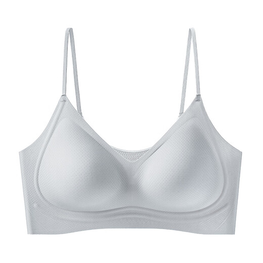 
Langsha gathers underwear for women with small breasts, big summer thin ice silk traceless 2025 new beautiful back bra light blue 70A S recommended 75-90Jin [Jin equals 0.5 kg]/BC