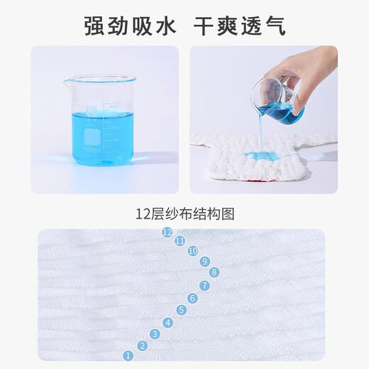 
Class A gauze diaper baby pure cotton baby urine ring integrated diaper washable baby diaper 12 [10A antibacterial] 5 packs Random color S code [recommended 0-10Jin [Jin equals 0.5 kg] baby]