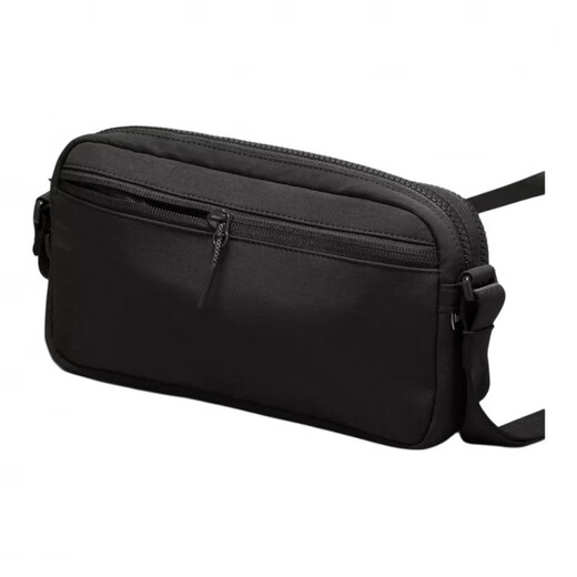 Lululemon 2,5L Multi-карманный дизайн нейлоновый кросс-пакет обычные мужчины и женщины и тот же стиль пара черные черные