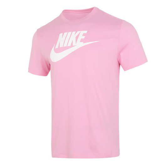 Nike (Nike) Pink kurzärmeliges Paar Outfit 2025 NEUER KLASSISCHE Logo Atmungsaktives Sport-T-Shirt FN3895-675/Polo-Shirt reine Baumwolle gefälschte Einkompensationen empfohlen 100-120jin [Jin gleich 0,5 kg]