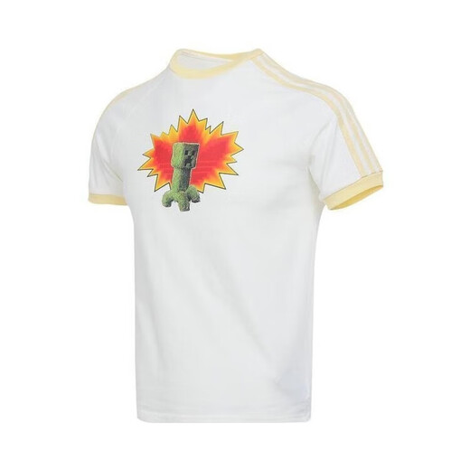 Adidas Kinder kurzärmeliges Sommersport-T-Shirt Fitness-Training bequem atmungsaktives, halbärmeliges Kinder T-Shirt JZ9930 One Size 176