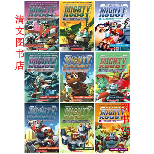 
Click to read version HD audio sends Viagra robot full color English children's books 9 volumes MIGHTY robot gift box Viagra robot 9 volumes Send original audio