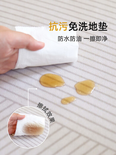 Spezielle Bodenmatte für Küchenboden 2025 Neues Full-Shop PVC wasserdichtes Teppich Anti-Rutsch, ölresistent, schmutzresistent, wischungsbeständig, frei von Waschen 15917-Qingyuan 50*120 cm [wasserdicht, ölresistent]