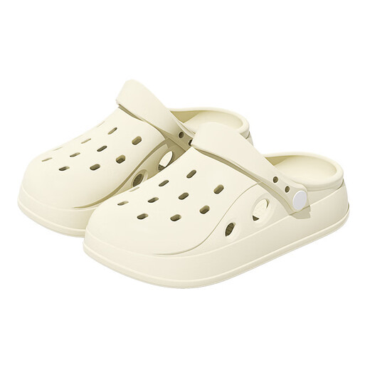 Bonaling Kinderhöhlenschuhe 2025 Neues Sommermädchen Eva rutschen Hausschuhe außerhalb von Strandschuppen Jungen Beige [6 Eiskaninchen] 34 -35 [Standardgröße]