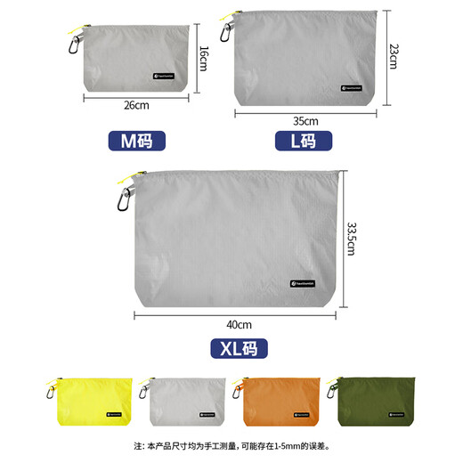 Sac de rangement de voyage Bangeri Sac à lavage étanche Sac de rangement léger sac de crayon Sac de document peut être accroché