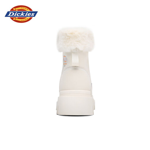 Dickies women's snow boots women's boots plus velvet Martin boots thickened warm cotton boots high top casual boots Beige 39