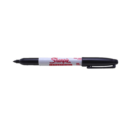 Sharpie Sanfu Markierungsstift, hochtemperaturbeständig, schmutzabweisend, öliger Markierungsstift (1 Stück), Farbbeschichtung schwarz, Sharpie13601