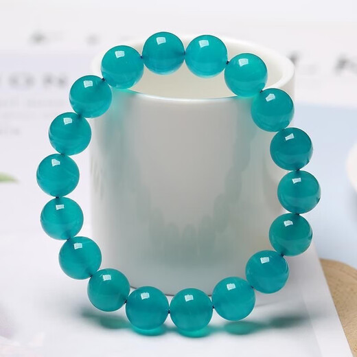 Mochen MOEYCIOR7a collection grade Mozambique ice natural amazonite bracelet for men and women single circle multi-circle bracelet blue-green crystal collection grade 13mm
