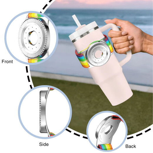 KYODO Wrist Magnetic Phone Holder Aromatherapy Removable Cycling Live Broadcast Stand Running Artifact Arm Bag Black-Colored Wristband