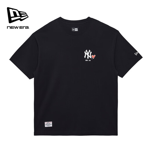 Neue Era MLB Kurzärärmische Männer und Frauen im selben Sommerpaar NY Round Neck Sport und ungezwungenes T-Shirt 14387844-XL