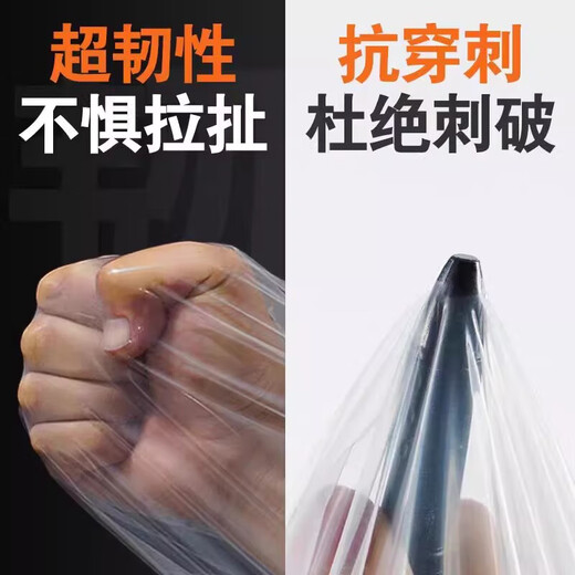 Thickened plastic film waterproof cloth dust-proof film greenhouse film insulation film rainproof cloth agricultural plastic cloth rain cover thickened version (used for sealing windows to keep warm) 2 meters wide and 3 meters long