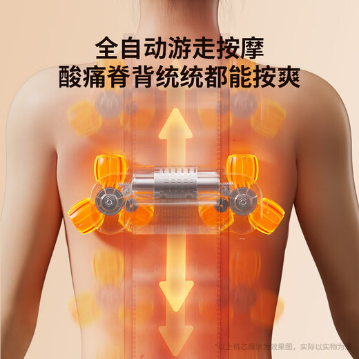 AUX massage chair full body home small 2025 top ten brands compact folding smart sofa chair leisure rocking recliner parents birthday gift practical for parents and elders elegant gray upgraded guide rail walking kneading model + detachable cloak