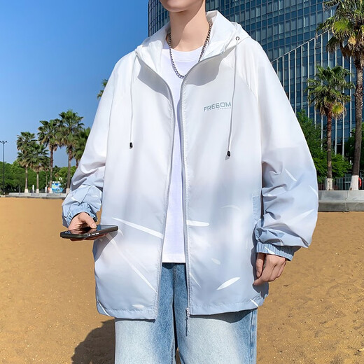 Ropa de protección solar de secado rápido de Summer Sail de Summer Silk de Yilan para niños y estudiantes de secundaria de secundaria para adolescentes y niños grandes, transpirables y transpirables 6626 Aseguramiento de calidad de una sola pieza azul M 70-90Jin [Jin equivale a 0.5 kg]