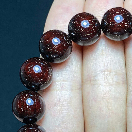 
MHFDO Fat Donglai Quality Small Leaf Rose Sandalwood Bracelet India 1.2 Full of Venus Men and Women Sandalwood Literature and Play Buddhist Beads Hand SC12173 (1.2 Full of Venus)