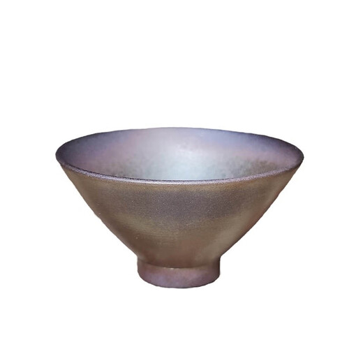 东院篱陶云南建水紫陶柴烧茶杯紫泥彩金火痕闻香杯中式罗汉杯禅定杯主人杯 A14110毫升 200mL以下