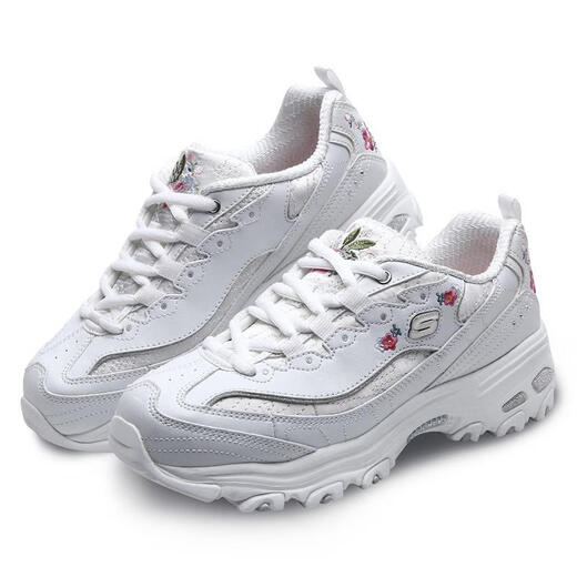 Skechers Skechers Damenschuhe Mode Casual Schuhe Frauen trendy gestickte Panda Schuhe Frauen 11977/wht weiß 36